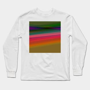 red blue green texture art Long Sleeve T-Shirt